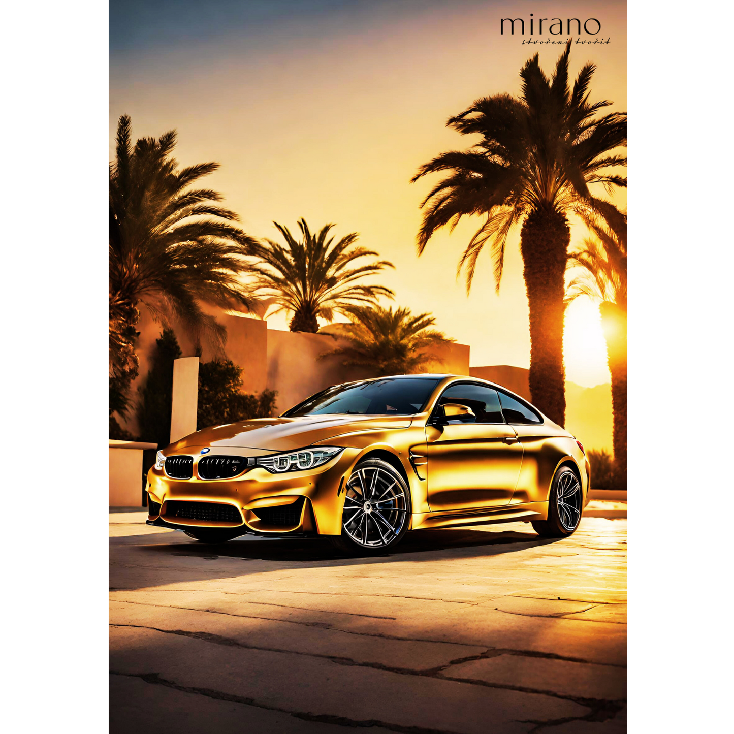 BMW ve zlatém luxusu