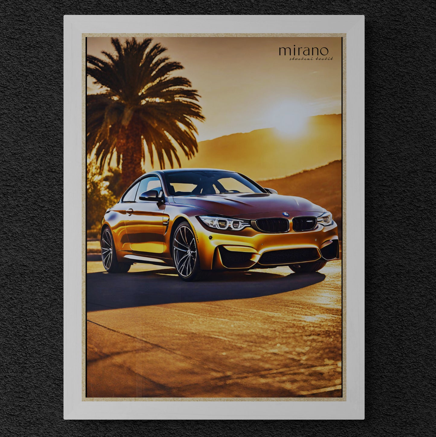 BMW M4 Coup zalité sluncem